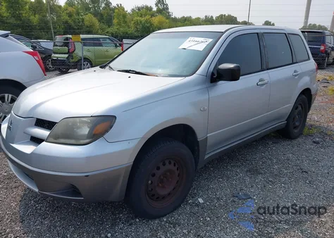 2004 Mitsubishi Outlander Ls из США, поврежденный, VIN JA4LX31F04U042979